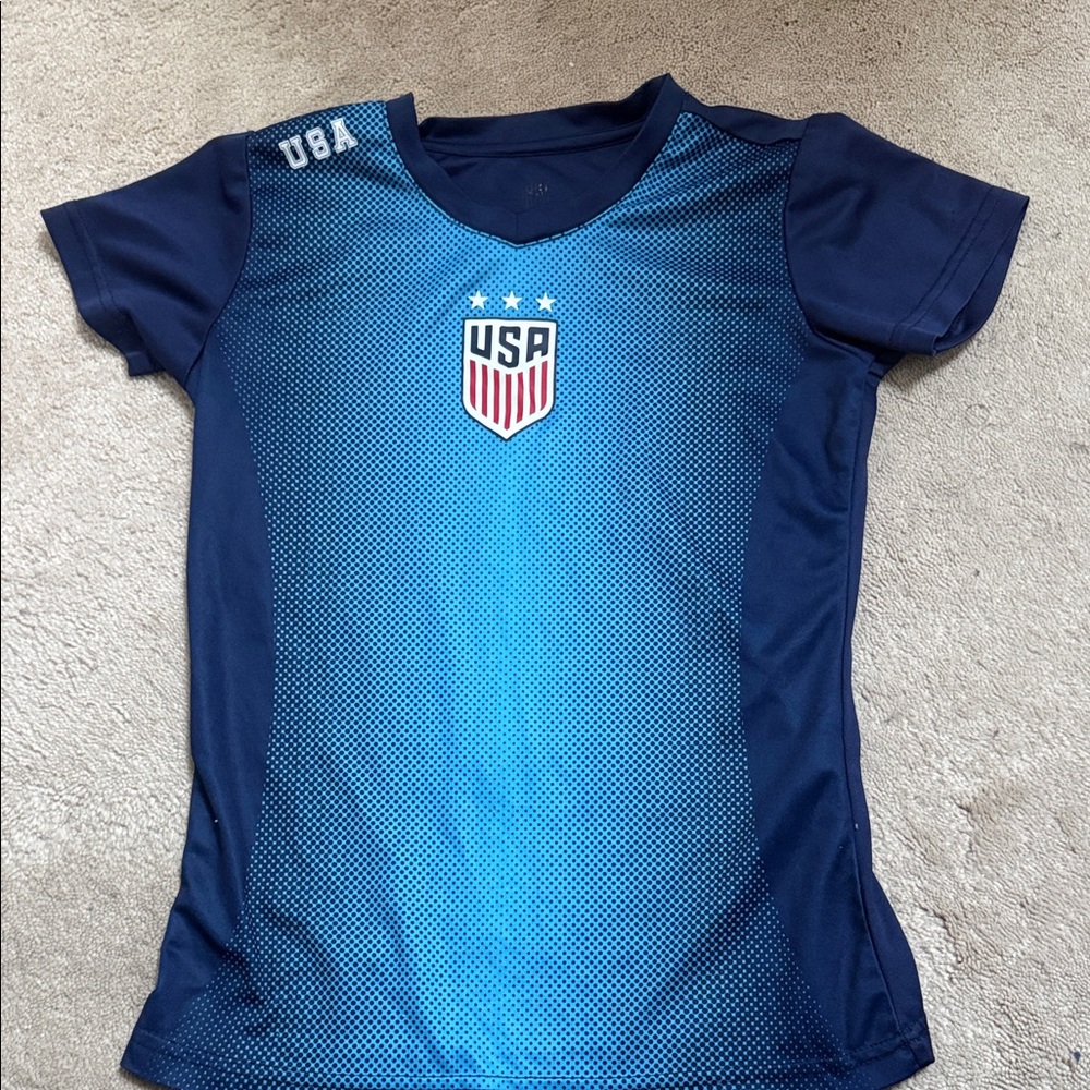 USA Kids Blue Sports Shirt